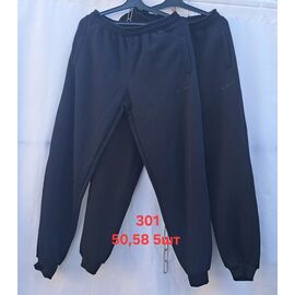 Фотография Штаны спортивные мужские утеплённые 301 black р.50-58 "PALMIRA" недорого оптом от прямого поставщика