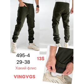 Фотография Джинсы мужские 495-4 khaki р.29-38 "God Baron" недорого оптом от прямого поставщика