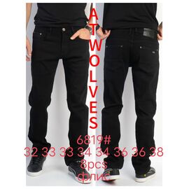 Фотография Джинсы мужские 6819 black р.32-38 "God Baron" недорого оптом от прямого поставщика