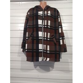 Куртка жіноча зимова A192 brown р.48-60 "Akvarel" недорого оптом від прямого постачальника