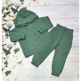Костюм дитячий спортивний теплий на дівчинку 167 green р.98-116 "Marimaks" недорого оптом від прямого постачальника