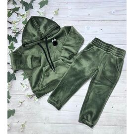 Костюм дитячий спортивний теплий на дівчинку 807 green р.98-116 "Marimaks" недорого оптом від прямого постачальника