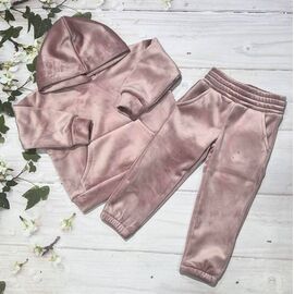 Костюм дитячий спортивний теплий на дівчинку 933 pink р.98-116 "Marimaks" недорого оптом від прямого постачальника