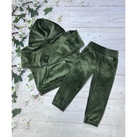Костюм дитячий спортивний теплий на дівчинку 132 d.green р.98-116 "Marimaks" недорого оптом від прямого постачальника