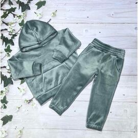 Костюм дитячий спортивний теплий на дівчинку 132 grey р.98-116 "Marimaks" недорого оптом від прямого постачальника