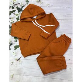 Костюм дитячий спортивний теплий на дівчинку 104 orange р.122-140 "Marimaks" недорого оптом від прямого постачальника