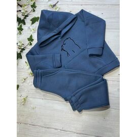 Костюм дитячий спортивний теплий на дівчинку 880 blue р.122-140 "Marimaks" недорого оптом від прямого постачальника