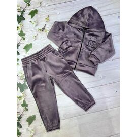 Костюм дитячий спортивний теплий на дівчинку 1059 purple р.92-116 "Marimaks" недорого оптом від прямого постачальника