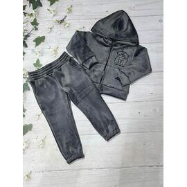 Костюм дитячий спортивний теплий на дівчинку 1060 d.grey р.92-116 "Marimaks" недорого оптом від прямого постачальника