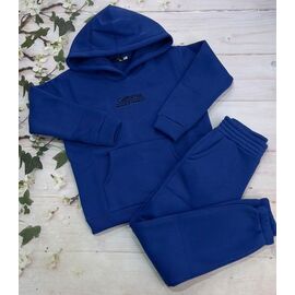Костюм дитячий спортивний теплий на дівчинку 1006 blue р.146-164 "Marimaks" недорого оптом від прямого постачальника