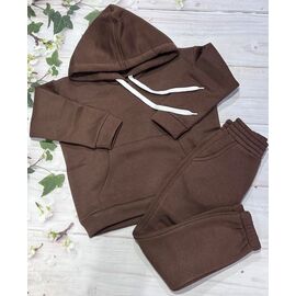 Костюм дитячий спортивний теплий на дівчинку 174 brown р.146-164 "Marimaks" недорого оптом від прямого постачальника