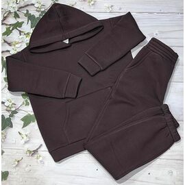Костюм дитячий спортивний теплий на дівчинку 173 brown р.146-164 "Marimaks" недорого оптом від прямого постачальника