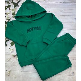 Костюм дитячий спортивний теплий на дівчинку 1008 green р.146-164 "Marimaks" недорого оптом від прямого постачальника