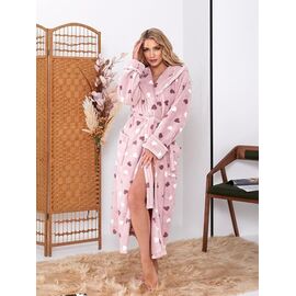 Халат жіночий теплий LD65 beige р.46-56 "Lindros" недорого оптом від прямого постачальника