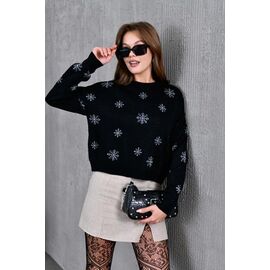 Фотография Свитер женский 0551 black р.one size "Little Secret" недорого оптом от прямого поставщика