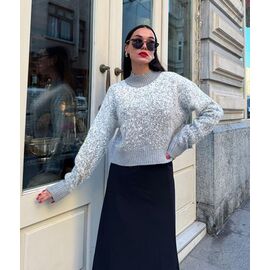 Светр жіночий 75112 grey р.one size "Little Secret" недорого оптом від прямого постачальника