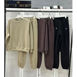 Фотография Костюм спортивный женский тёплый K008 black р.M-XL "Little Secret" недорого оптом от прямого поставщика