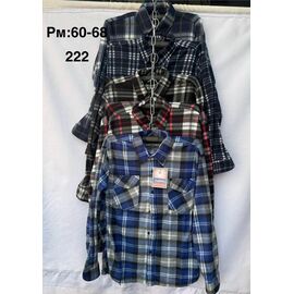 Сорочка чоловіча 222 black-red р.M-4XL "Punky" недорого оптом від прямого постачальника