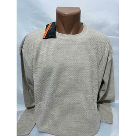 Фотография Свитер мужской SB1223 beige р.3XL-5XL "Sabihina" недорого оптом от прямого поставщика