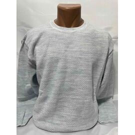 Фотография Свитер мужской SB1226 l.grey р.3XL-5XL "Sabihina" недорого оптом от прямого поставщика