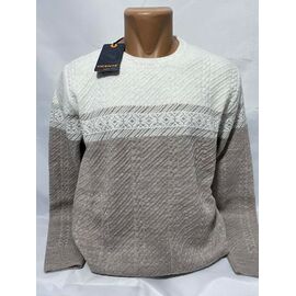 Светр чоловічий SB1242 beige р.L-2XL "Sabihina" недорого оптом від прямого постачальника