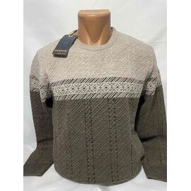 Светр чоловічий SB1243 brown р.L-2XL "Sabihina" недорого оптом від прямого постачальника