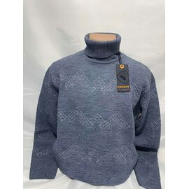 Фотография Свитер мужской SB1284 blue р.L-2XL "Sabihina" недорого оптом от прямого поставщика