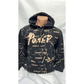 Фотография Худи мужской SB1299 black-beige р.S-2XL "Sabihina" недорого оптом от прямого поставщика