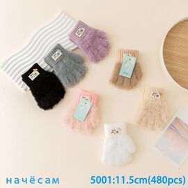 Рукавички дитячі на дівчинку 5001 mix р.1-3 "Anjela" недорого оптом від прямого постачальника