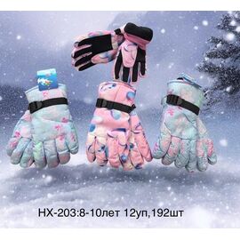 Рукавички дитячі на дівчинку HX203 mix р.8-10 "Anjela" недорого оптом від прямого постачальника