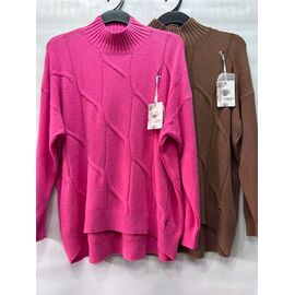 Фотография Свитер женский E716 pink р.54-58 "Emsweekis" недорого оптом от прямого поставщика