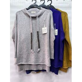 Фотография Свитер женский E727 yellow р.50-52 "Emsweekis" недорого оптом от прямого поставщика