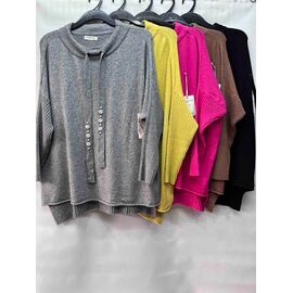 Фотография Свитер женский E730 crimson р.50-52 "Emsweekis" недорого оптом от прямого поставщика