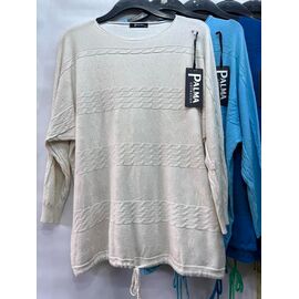 Фотография Свитер женский E749 l.blue р.54-58 "Emsweekis" недорого оптом от прямого поставщика