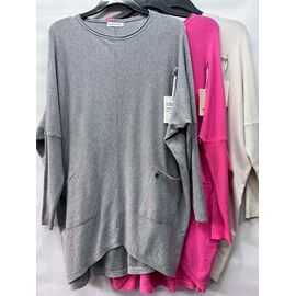 Фотография Свитер женский E752 pink р.54-58 "Emsweekis" недорого оптом от прямого поставщика