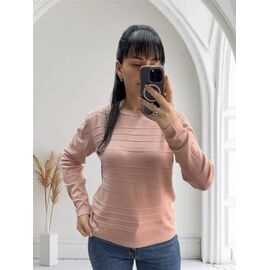 Фотография Свитер женский 25522 peach р.46-50 "PULSE" недорого оптом от прямого поставщика