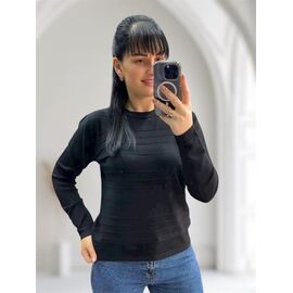 Фотография Свитер женский 25522 black р.46-50 "PULSE" недорого оптом от прямого поставщика