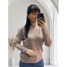 Фотография Свитер женский 25522 beige р.46-50 "PULSE" недорого оптом от прямого поставщика