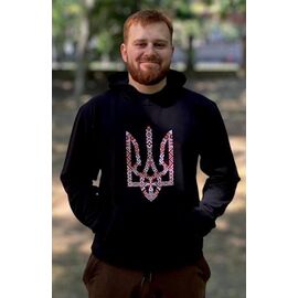 Худи чоловічий 334 black р.46-52 "Mary Brand" недорого оптом від прямого постачальника