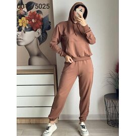 Костюм спортивний жіночий теплий 0011-5025 brown р.46-52 "FSN" недорого оптом від прямого постачальника