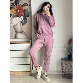 Костюм спортивний жіночий теплий 0011-5025 powder р.46-52 "FSN" недорого оптом від прямого постачальника