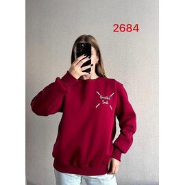 Фотография Свитер женский 2684 wine р.46-52 "FSN" недорого оптом от прямого поставщика