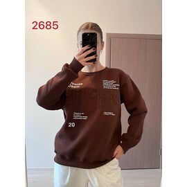 Фотография Свитер женский 2685 brown р.46-52 "FSN" недорого оптом от прямого поставщика