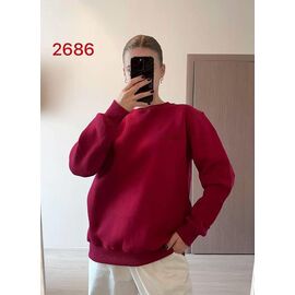 Фотография Свитер женский 2686 wine р.46-52 "FSN" недорого оптом от прямого поставщика
