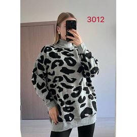 Фотография Свитер женский 5002 grey р.46-52 "FSN" недорого оптом от прямого поставщика