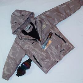 Фотография Курка детская зимняя на мальчика 20938 beige р.122-140 "MALIBU" недорого оптом от прямого поставщика