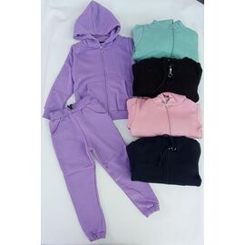 Фотография Костюм детский спортивный тёплый на девочку 1044 lilac р.116-134 "Meloria" недорого оптом от прямого поставщика