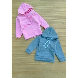 Худи дитячий на дівчинку ML2391 pink р.28-36 "Meloria" недорого оптом від прямого постачальника