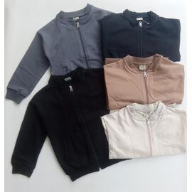 Кофта дитяча спортивна на хлопчика 13025 d.grey р.5-8 "Meloria" недорого оптом від прямого постачальника