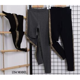 Лосини дитячі теплі на дівчинку 1354 black р.128-152 "Meloria" недорого оптом від прямого постачальника